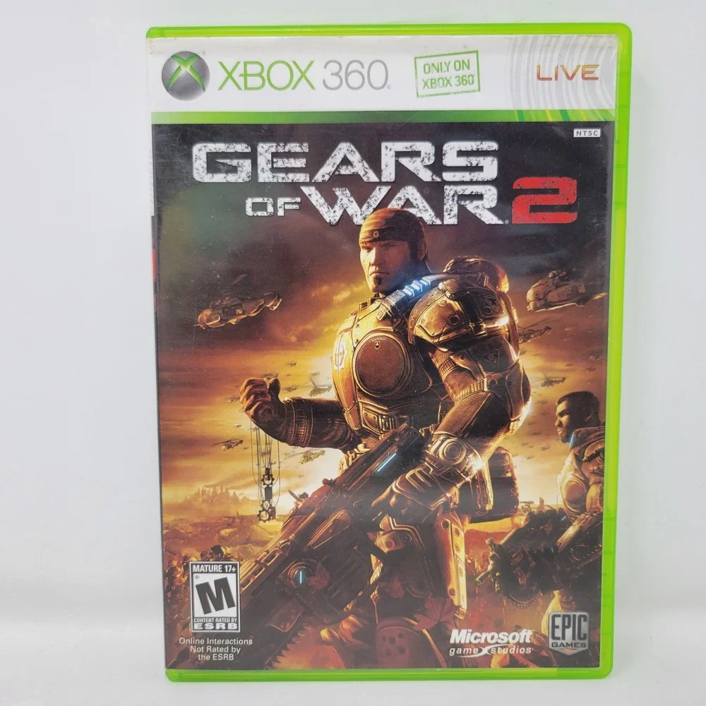 Gears of War 2 Microsoft Xbox 360 2008 Action Shooter Epic Games NTSC